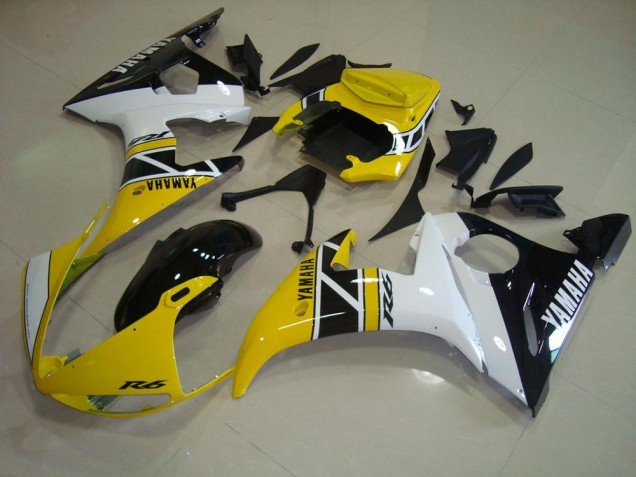 Amarillo Aniversario Carenado Moto Yamaha R6 03-05