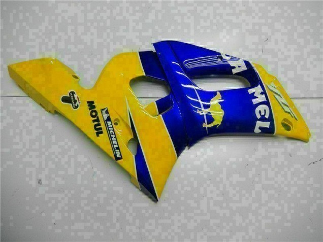 Amarillo Azul ABS Moto Plásticos Yamaha R6 98-02 Amarillo Azul ABS Moto Plásticos Yamaha R6 98-02