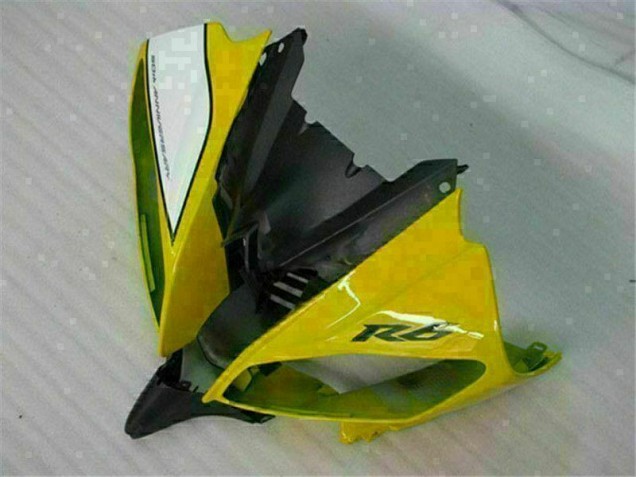Amarillo Blanco Carenado Moto Yamaha R6 08-16 Amarillo Blanco Carenado Moto Yamaha R6 08-16