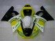 Amarillo Blanco Carenado Moto Yamaha R6 98-02 Amarillo Blanco Carenado Moto Yamaha R6 98-02