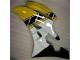 Amarillo Blanco Negro Moto Plástico Yamaha R6 06-07 Amarillo Blanco Negro Moto Plástico Yamaha R6 06-07
