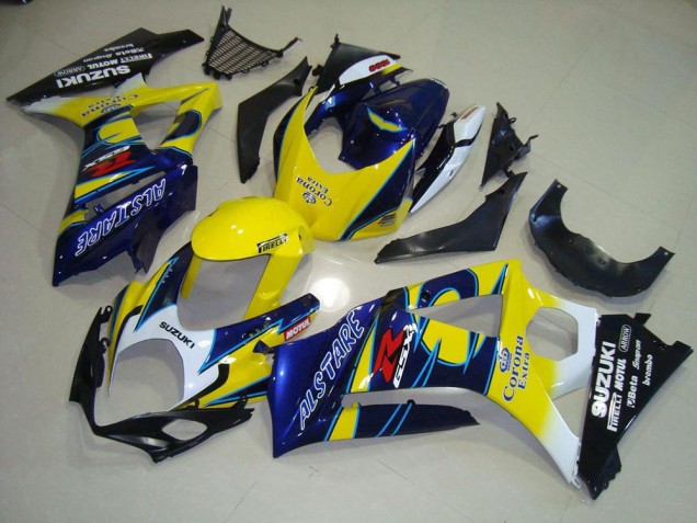 Amarillo Corona Carenado Moto Suzuki GSXR 1000 K7 07-08 Amarillo Corona Carenado Moto Suzuki GSXR 1000 K7 07-08