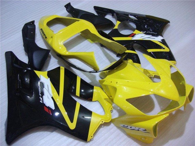 Amarillo Negro Carenado Moto & Plástico Honda CBR 600 F4i 01-03
