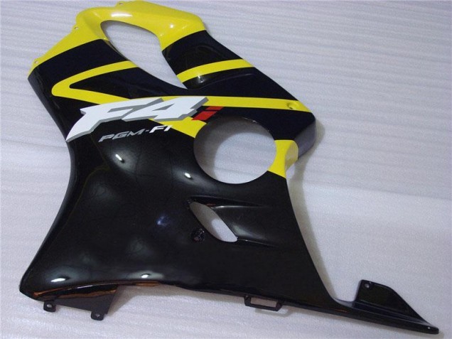 Amarillo Negro Carenado Moto & Plástico Honda CBR 600 F4i 01-03