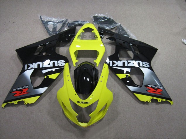 Amarillo Negro Carenado Moto Suzuki GSXR 600 K4 04-05 Amarillo Negro Carenado Moto Suzuki GSXR 600 K4 04-05