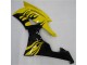 Amarillo Negro Carrocería Motocicletas Yamaha R6 08-16 Amarillo Negro Carrocería Motocicletas Yamaha R6 08-16