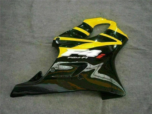 Amarillo Negro Kit Carenado Inyección Honda CBR 600 F4i 01-03 Amarillo Negro Kit Carenado Inyección Honda CBR 600 F4i 01-03