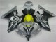 Amarillo Negro Plata Carenado Moto Yamaha R6 08-16 Amarillo Negro Plata Carenado Moto Yamaha R6 08-16