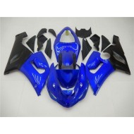 Azul ABS Kits Carenado Moto Kawasaki ZX6R 05-06