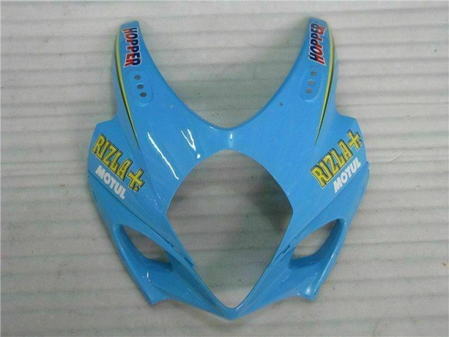 Azul ABS Moto Plástico Suzuki GSXR 1000 K7 07-08