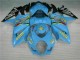 Azul ABS Moto Plástico Suzuki GSXR 1000 K7 07-08