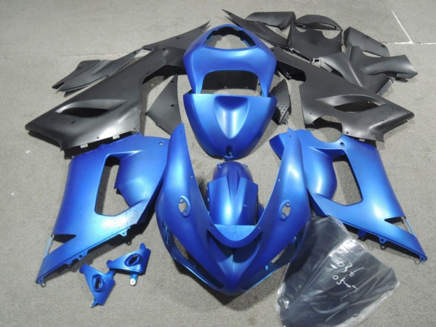 Azul ABS Moto Plásticos Kawasaki ZX6R 05-06 Azul ABS Moto Plásticos Kawasaki ZX6R 05-06