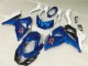 Azul Blanco ABS Kits Carenado Moto Suzuki GSXR 1000 K9 09-16
