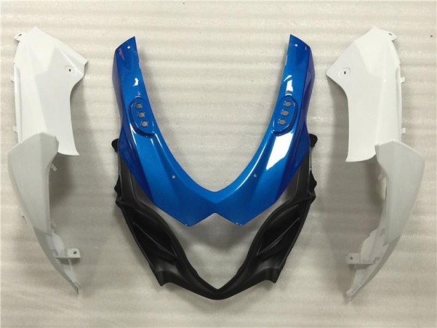 Azul Blanco ABS Kits Carenado Moto Suzuki GSXR 1000 K9 09-16