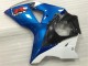 Azul Blanco ABS Kits Carenado Moto Suzuki GSXR 1000 K9 09-16