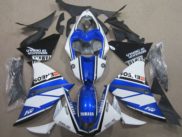 Azul Blanco Azul Blanco ENEOS Carenado Moto Yamaha R1 00-01 Azul Blanco Azul Blanco ENEOS Carenado Moto Yamaha R1 00-01