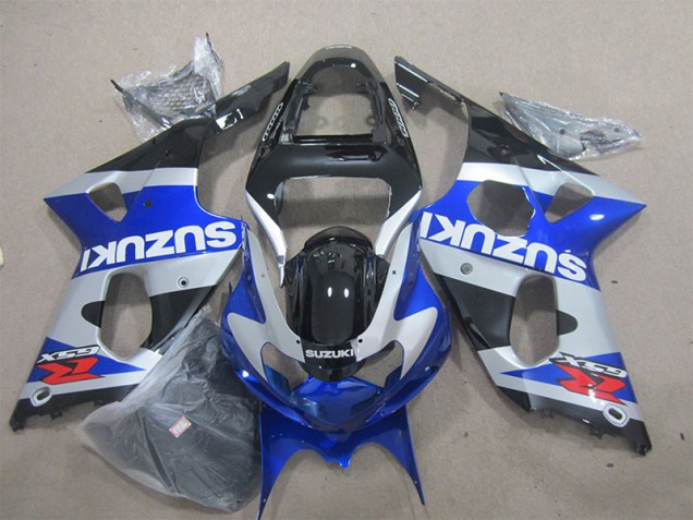 Azul Blanco Calcomanía Carrocería Motocicletas Suzuki GSXR 1000 K1 00-02 Azul Blanco Calcomanía Carrocería Motocicletas Suzuki GSXR 1000 K1 00-02