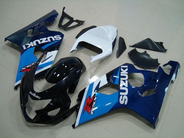 Azul Blanco Carenado Moto Suzuki GSXR 750 K4 04-05