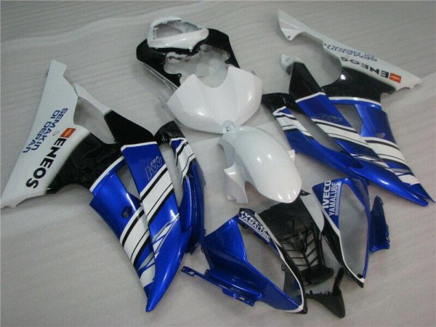 Azul Blanco Carenado Moto Yamaha R6 08-16 Azul Blanco Carenado Moto Yamaha R6 08-16