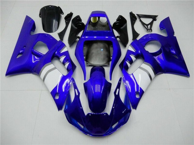Azul Blanco Carrocería Motocicletas Yamaha R6 98-02 Azul Blanco Carrocería Motocicletas Yamaha R6 98-02