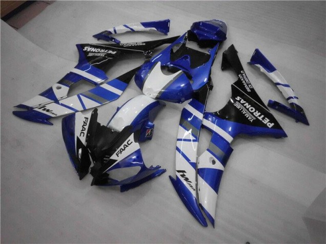 Azul Blanco FAAC Carenado Moto Yamaha R6 08-16