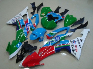 Azul Blanco Fiat Verde Rojo Wudy Motul Dunlop Carenado Moto Yamaha R6 08-16