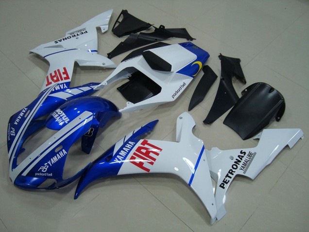 Azul Blanco Kit ABS Carenado Motocicleta Yamaha R1 02-03 Azul Blanco Kit ABS Carenado Motocicleta Yamaha R1 02-03