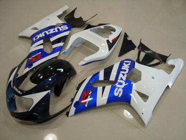 Azul Blanco Kit Carenado Moto Suzuki GSXR 750 K1 K2 K3 01-03