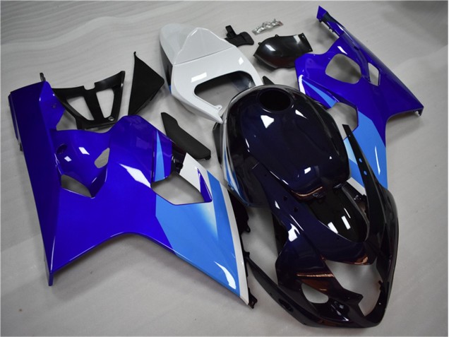 Azul Blanco Kits Completo Carenado Moto ABS Suzuki GSXR 600 / 750 K4 04-05 Azul Blanco Kits Completo Carenado Moto ABS Suzuki GSXR 600 / 750 K4 04-05