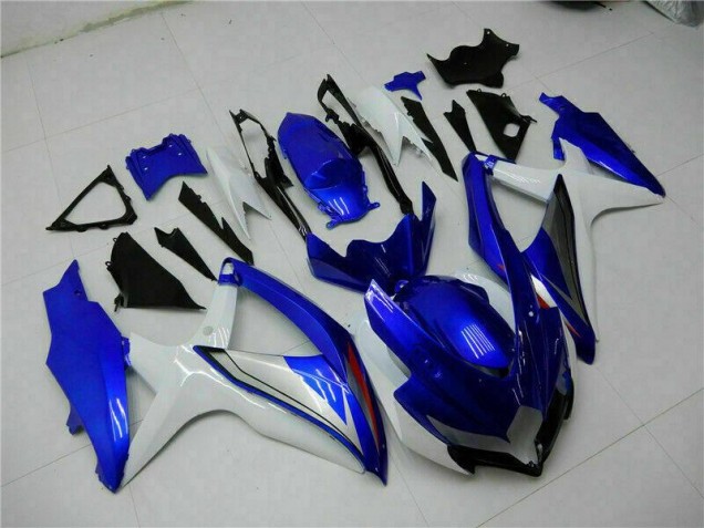 Azul Blanco Kits Completo Carenado Moto Suzuki GSXR 600 / 750 K8 08-10 Azul Blanco Kits Completo Carenado Moto Suzuki GSXR 600 / 750 K8 08-10