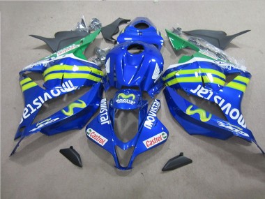 Azul Blanco Movistar Carenado Moto Honda CBR 600 RR 09-12