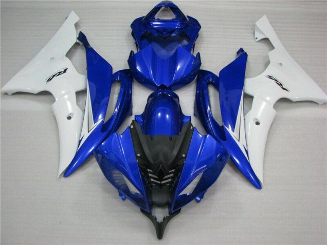 Azul Blanco Negro Carenado Moto Yamaha R6 08-16 Azul Blanco Negro Carenado Moto Yamaha R6 08-16