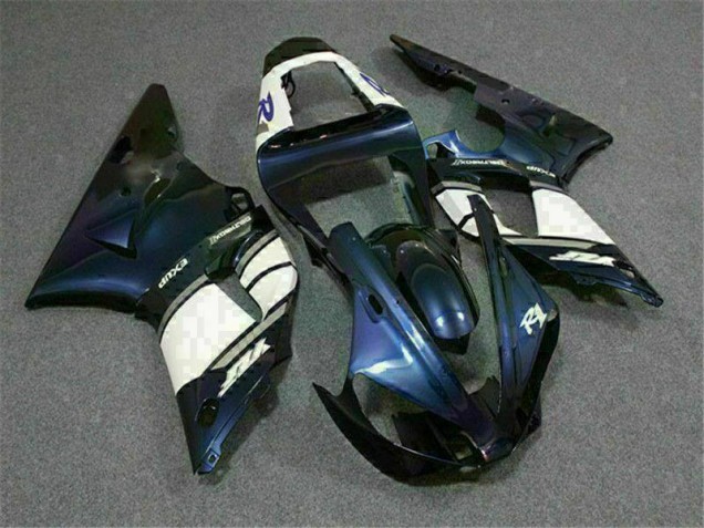Azul Kits Completo Carenado Moto Yamaha R1 00-01