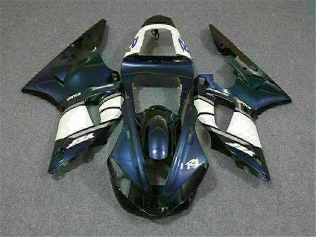 Azul Kits Completo Carenado Moto Yamaha R1 00-01