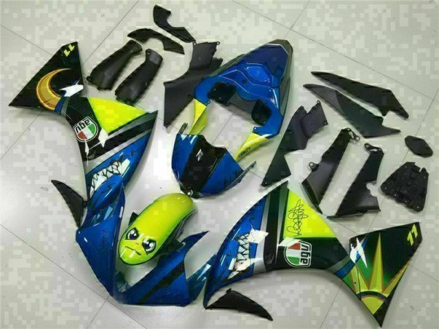 Azul Kits Completo Carenado Moto Yamaha R1 09-11 Azul Kits Completo Carenado Moto Yamaha R1 09-11