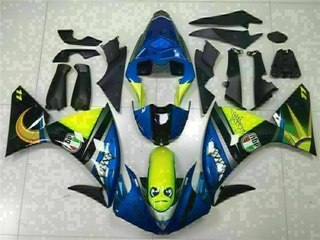 Azul Kits Completo Carenado Moto Yamaha R1 09-11 Azul Kits Completo Carenado Moto Yamaha R1 09-11