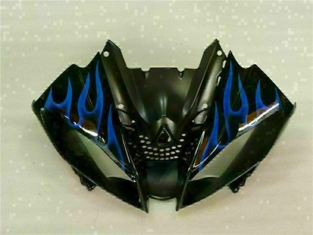Azul Llama Negro Carenado Moto Yamaha R6 08-16 Azul Llama Negro Carenado Moto Yamaha R6 08-16
