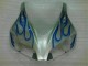 Azul Llama Plata Carenado Moto Honda CBR 1000 RR 06-07 Azul Llama Plata Carenado Moto Honda CBR 1000 RR 06-07