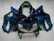 Azul Llamas Carenado Moto Honda CBR 600 F4i 01-03 Azul Llamas Carenado Moto Honda CBR 600 F4i 01-03