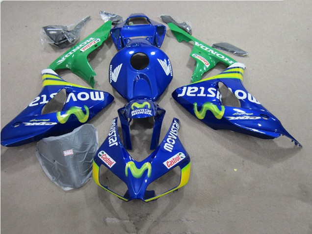 Azul Movistar Castrol Carenado Moto Honda CBR 1000 RR 06-07 Azul Movistar Castrol Carenado Moto Honda CBR 1000 RR 06-07