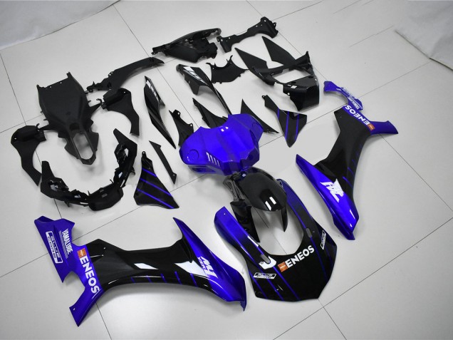 Azul Negro ABS Carenado Motocicleta Yamaha R1 15-19 Azul Negro ABS Carenado Motocicleta Yamaha R1 15-19