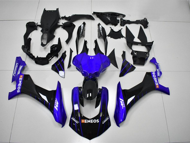 Azul Negro ABS Carenado Motocicleta Yamaha R1 15-19 Azul Negro ABS Carenado Motocicleta Yamaha R1 15-19