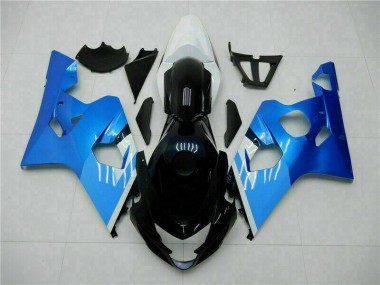 Azul Negro ABS Kits Carenado Moto Suzuki GSXR 600 / 750 K4 04-05