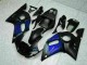 Azul Negro ABS Moto Plástica Yamaha R6 98-02 Azul Negro ABS Moto Plástica Yamaha R6 98-02