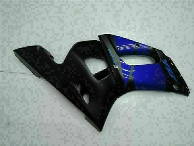 Azul Negro ABS Moto Plástica Yamaha R6 98-02 Azul Negro ABS Moto Plástica Yamaha R6 98-02