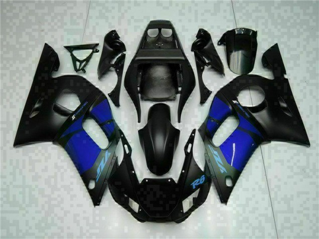 Azul Negro ABS Moto Plástica Yamaha R6 98-02 Azul Negro ABS Moto Plástica Yamaha R6 98-02
