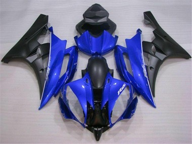 Azul Negro ABS Moto Plástico Yamaha R6 06-07