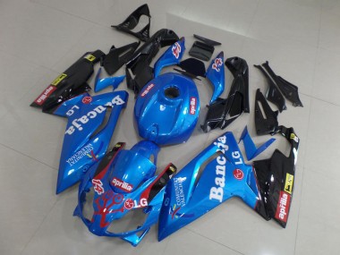 Azul & Negro Carenado Moto Aprilia RS 125 06-11