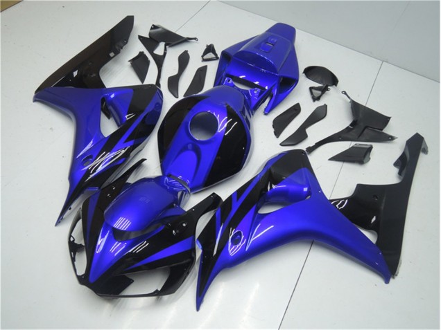 Azul Negro Carenado Moto Honda CBR 1000 RR 06-07 Azul Negro Carenado Moto Honda CBR 1000 RR 06-07