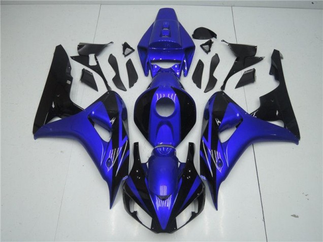 Azul Negro Carenado Moto Honda CBR 1000 RR 06-07 Azul Negro Carenado Moto Honda CBR 1000 RR 06-07